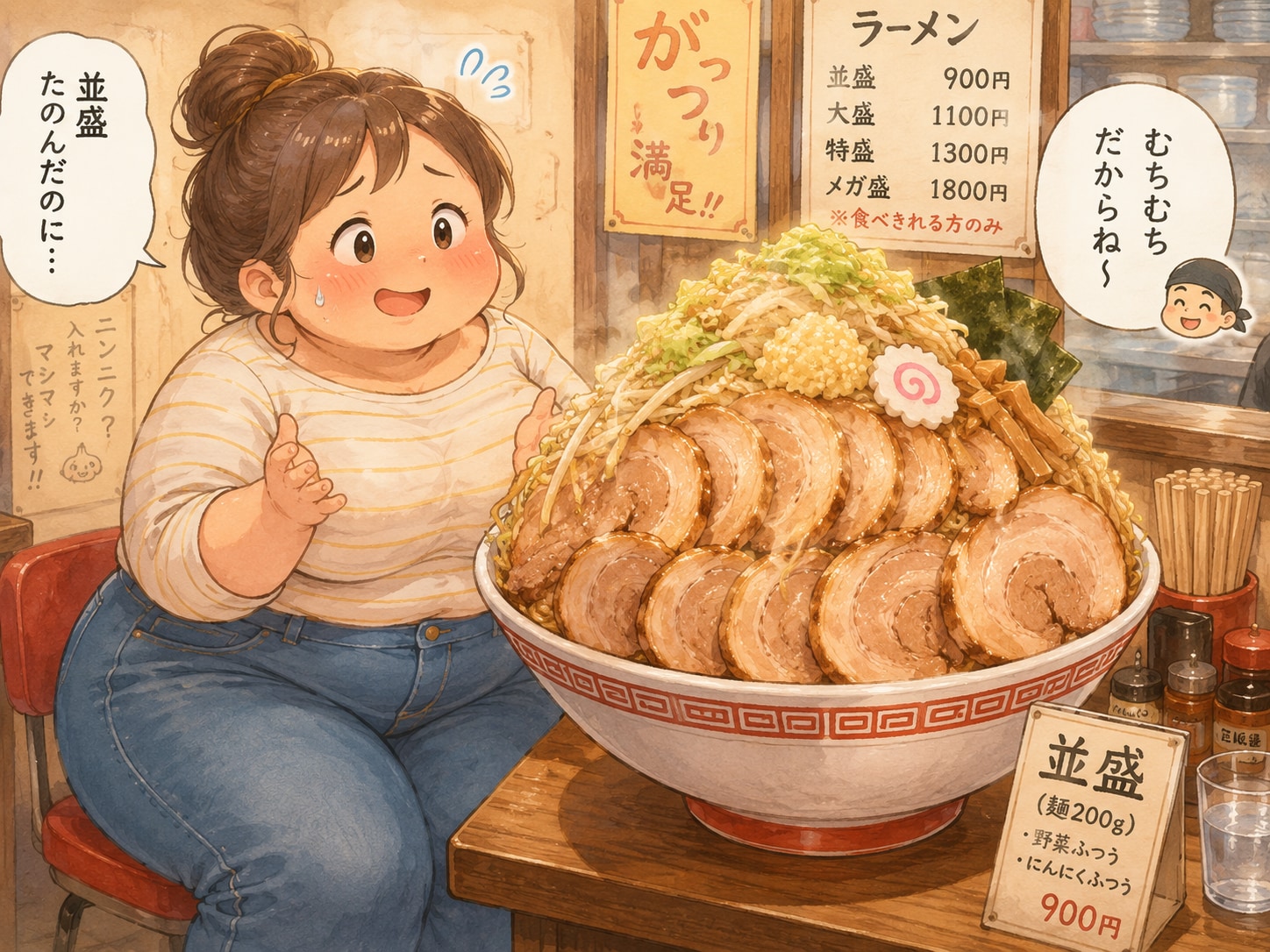 サービスをされてしまったおねえさん
