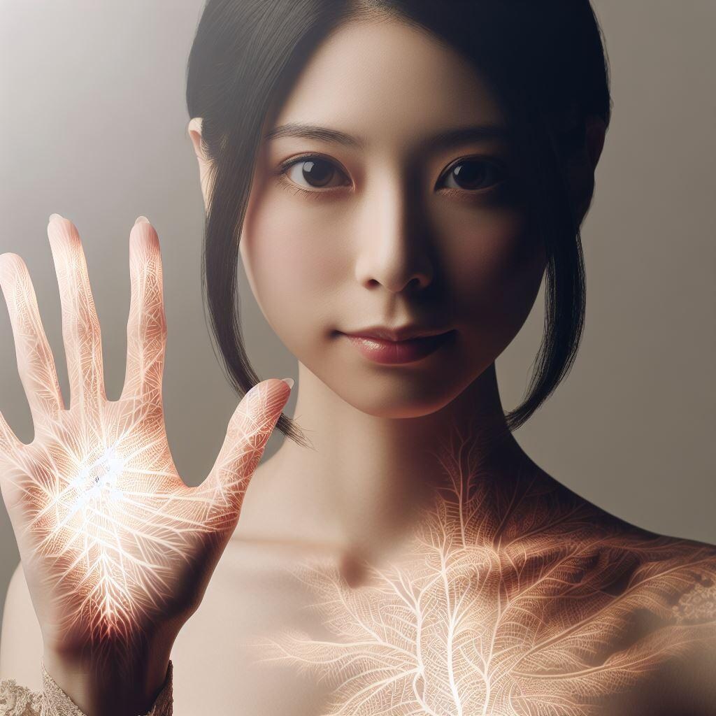 鳳凰を宿す女性