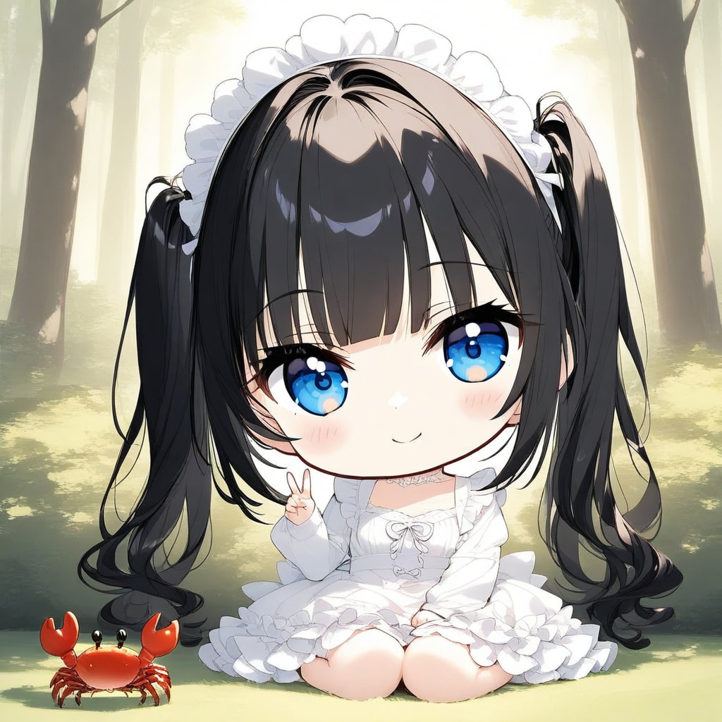 ちび姫ちゃんとハイチーズ🦀