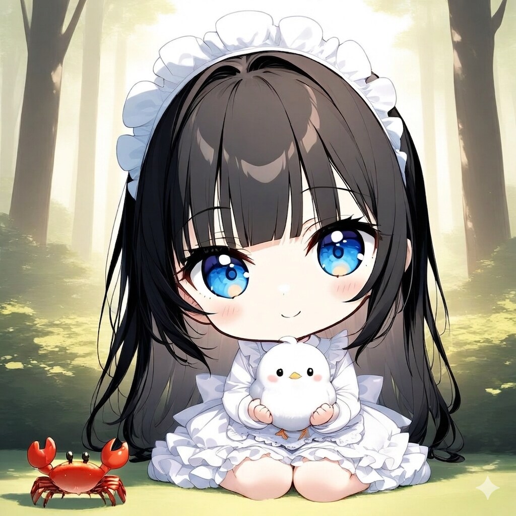 ちび姫ちゃんとハイチーズ🦀