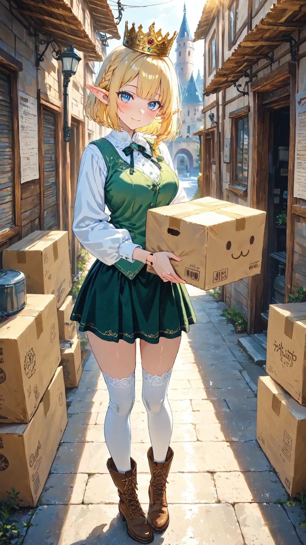 🧝‍♀️ ダンボール王国 〜箱から始まる、小さな国〜
