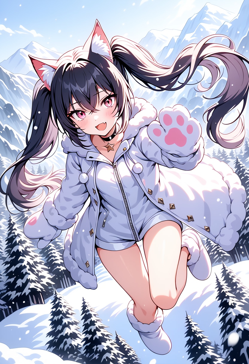 もこもこアウターなうちの子たち | の人気AIイラスト・グラビア