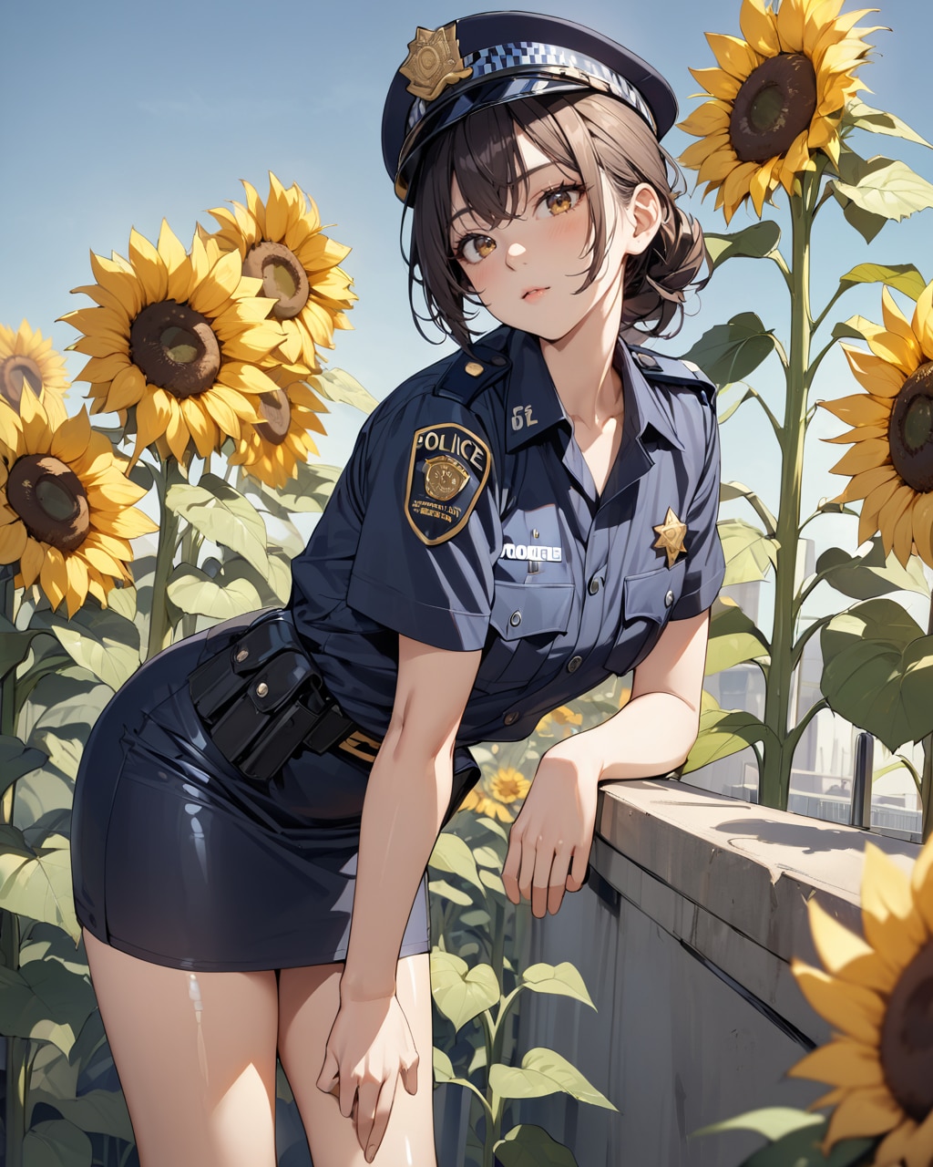 夏の婦警さん？ | の人気AIイラスト・グラビア