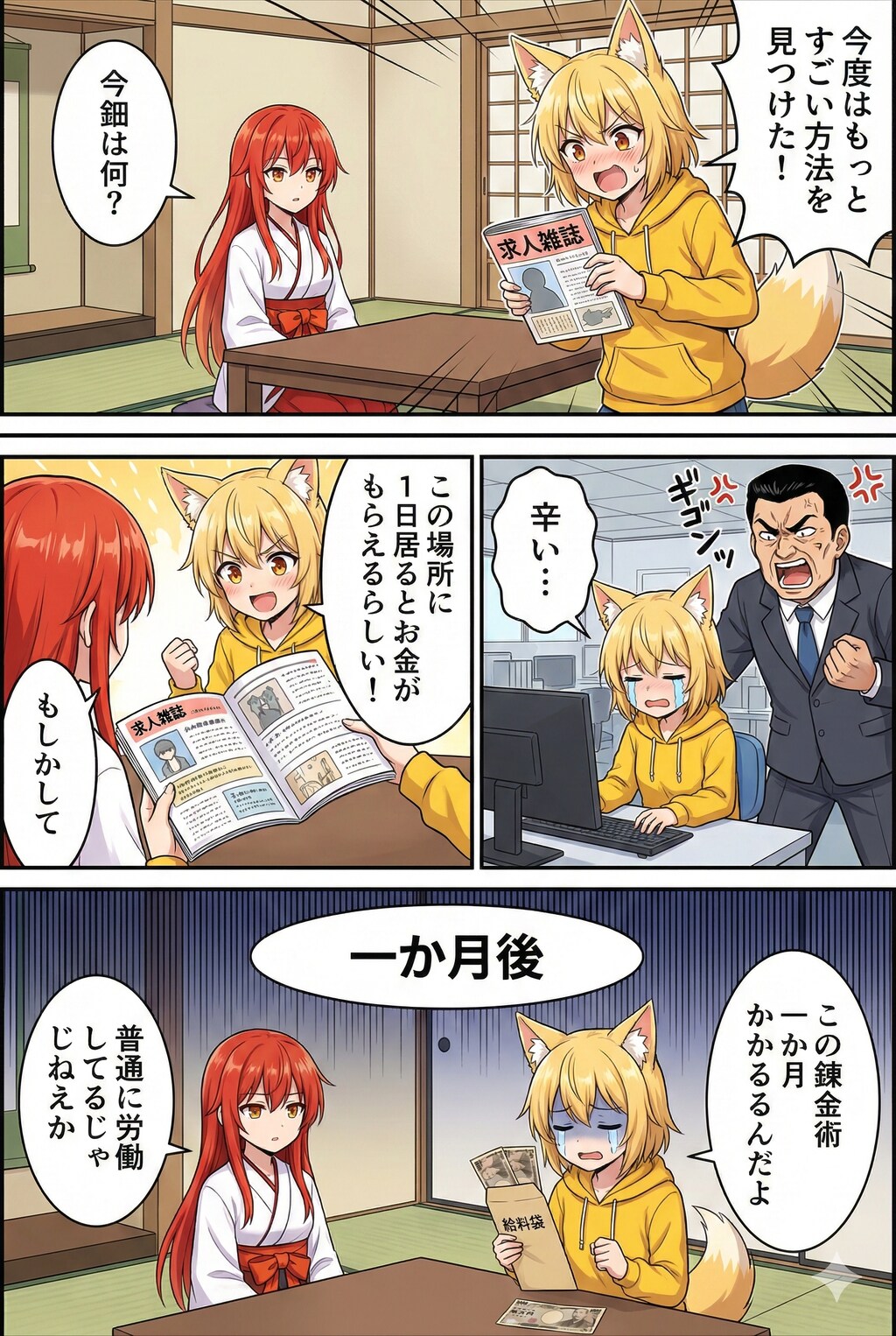 働きたくない漫画