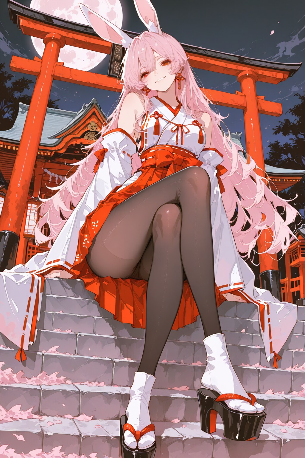 巫女＋バニーガール