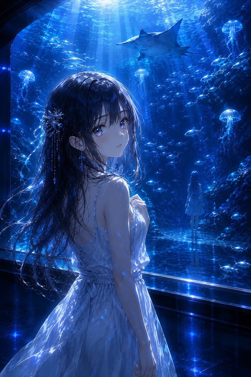 24時の水族館 | の人気AIイラスト・グラビア