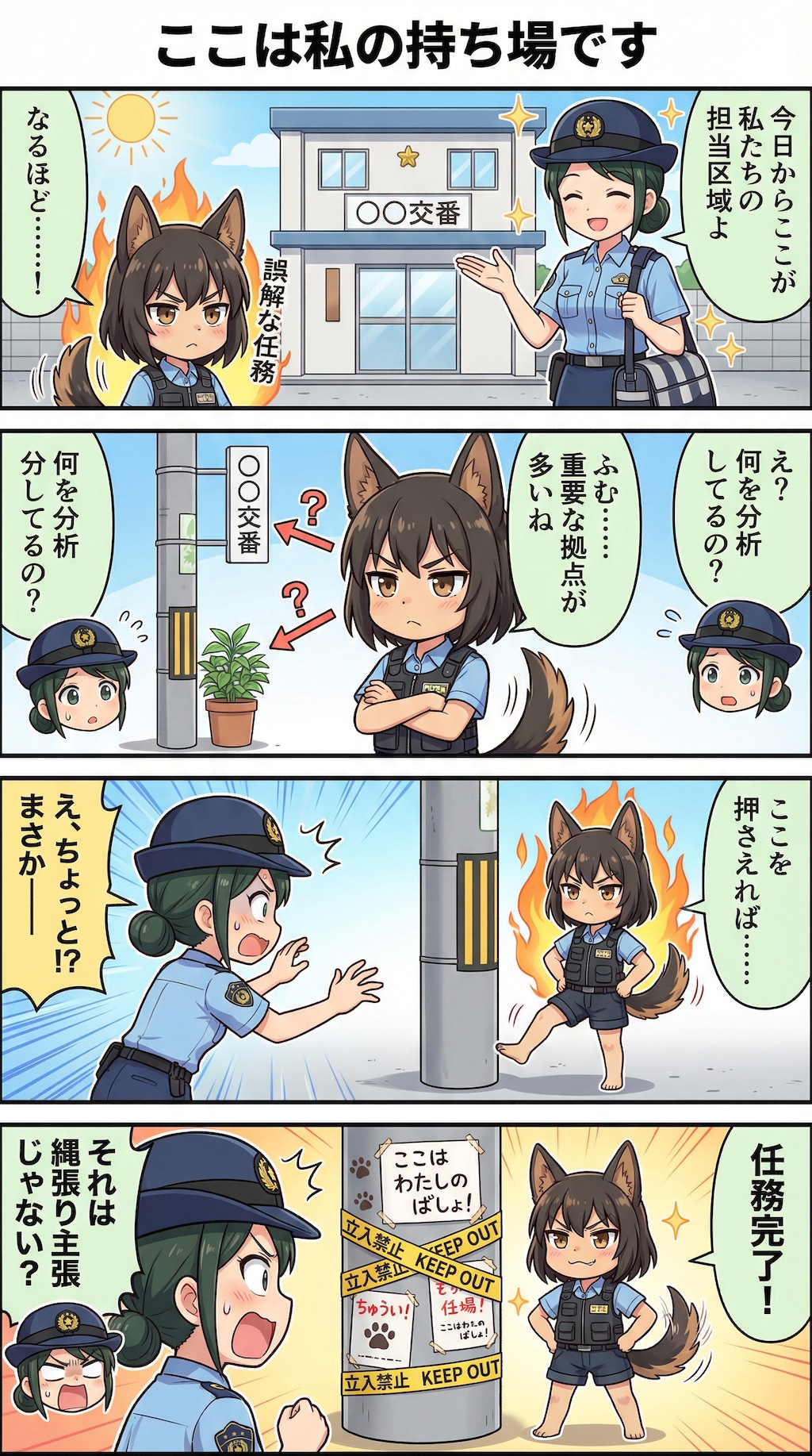 ここは私の持ち場です