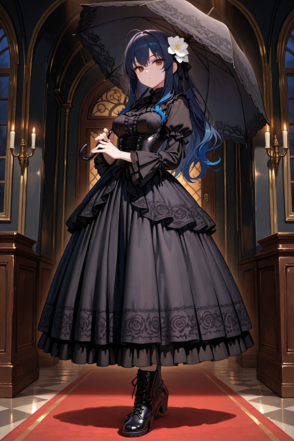 My OC in Gothic Lolita | の人気AIイラスト・グラビア