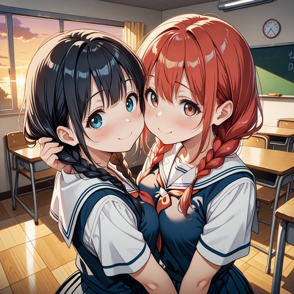 編んであげるね…