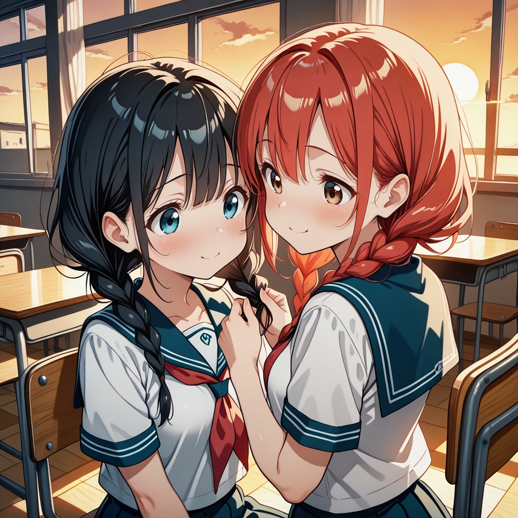 編んであげるね…