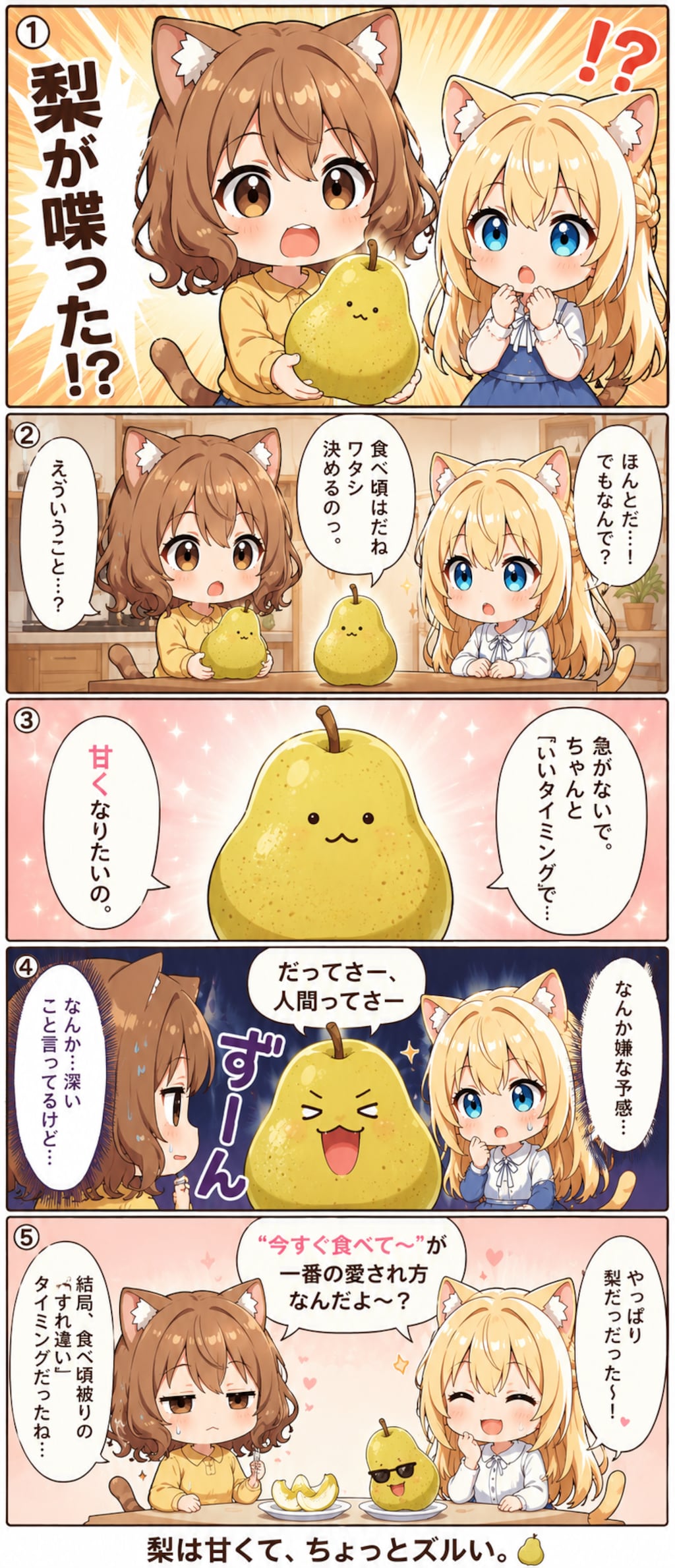 梨が喋った！？
