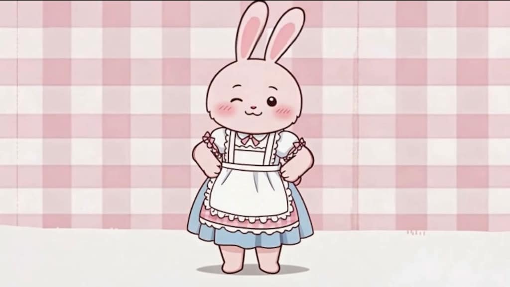 エプロンうさぎ