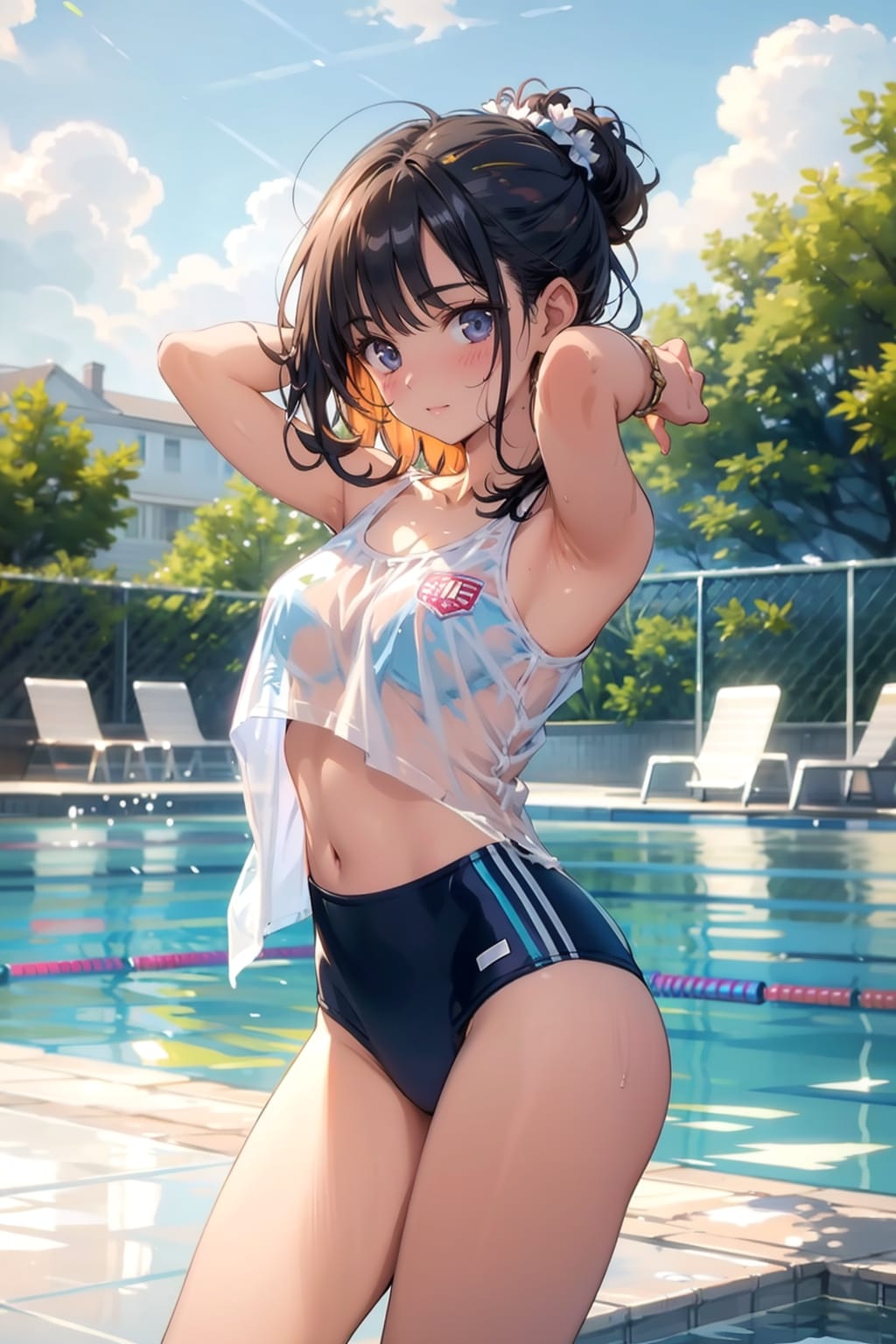 プールサイド