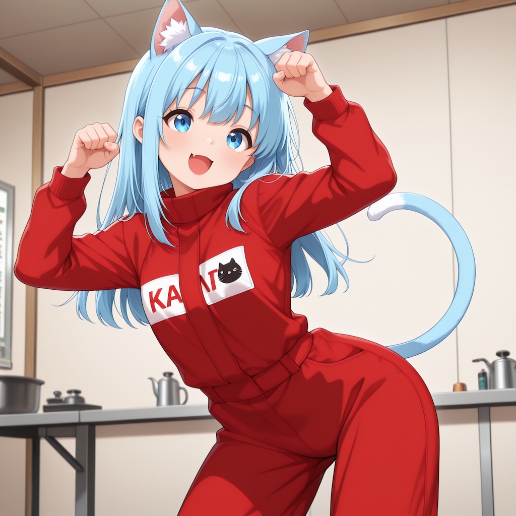 ねこなみ素材さくらちゃんFA3枚