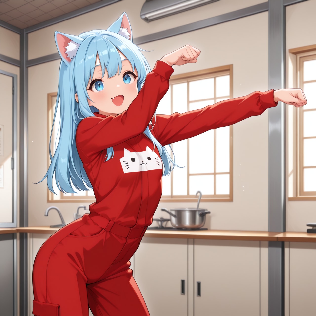 ねこなみ素材さくらちゃんFA3枚 | の人気AIイラスト・グラビア