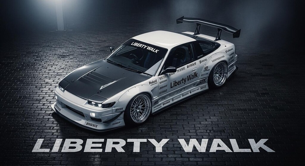 リバティーウォークシルエイティのドリ車