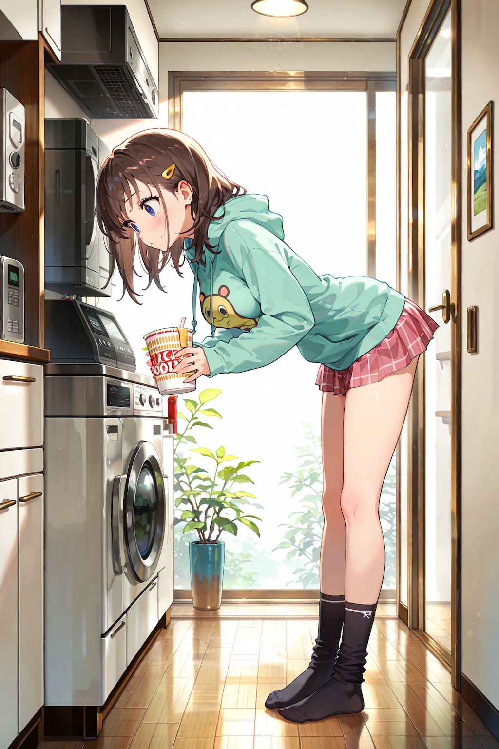 カップラーメンって、電子レンジでチンしても良いよね？