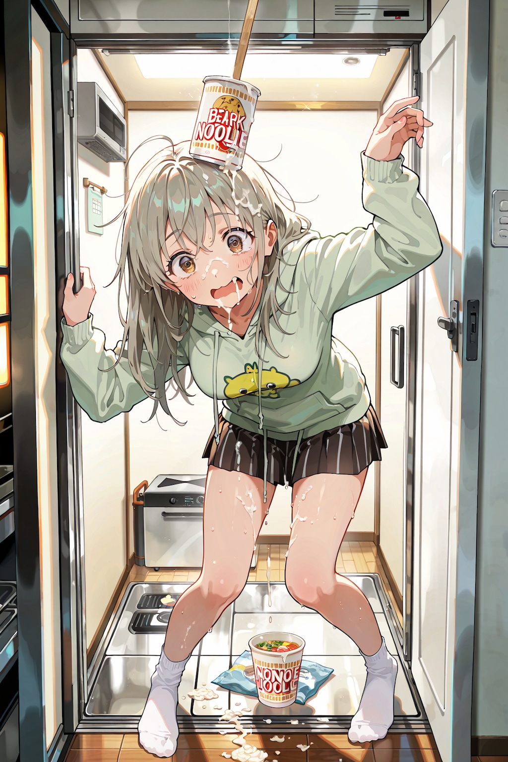 カップラーメンって、電子レンジでチンしても良いよね？