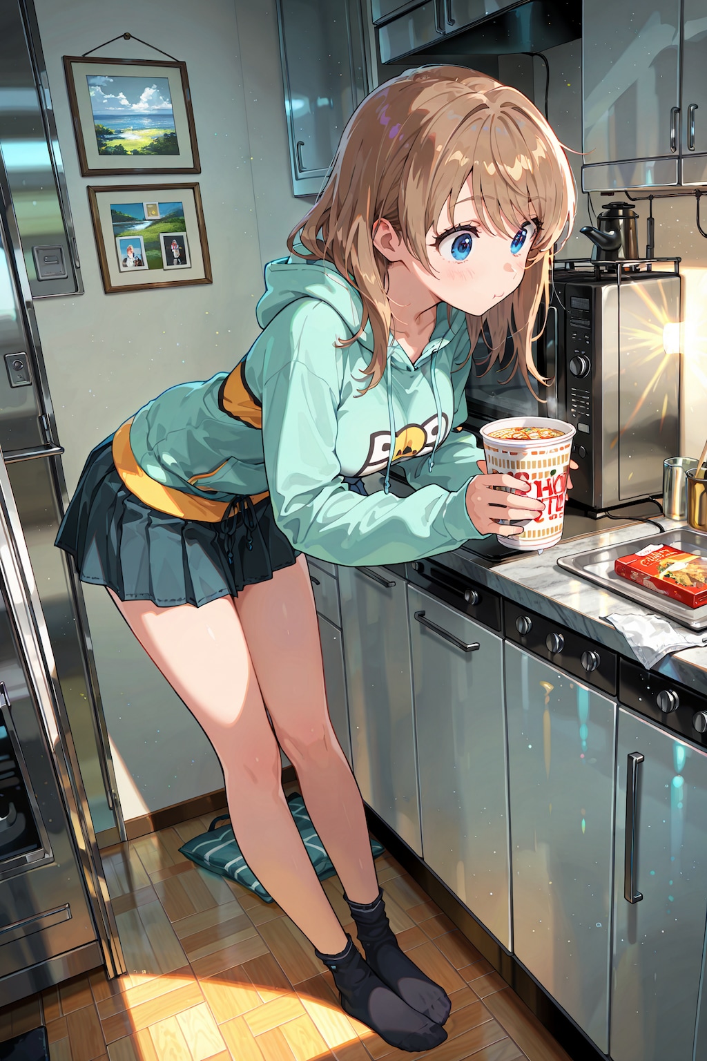 カップラーメンって、電子レンジでチンしても良いよね？