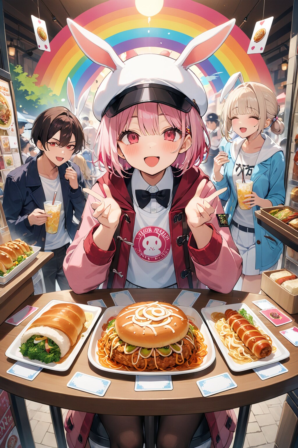 焼きそばパンチャレンジ　2024-11-29 | の人気AIイラスト・グラビア