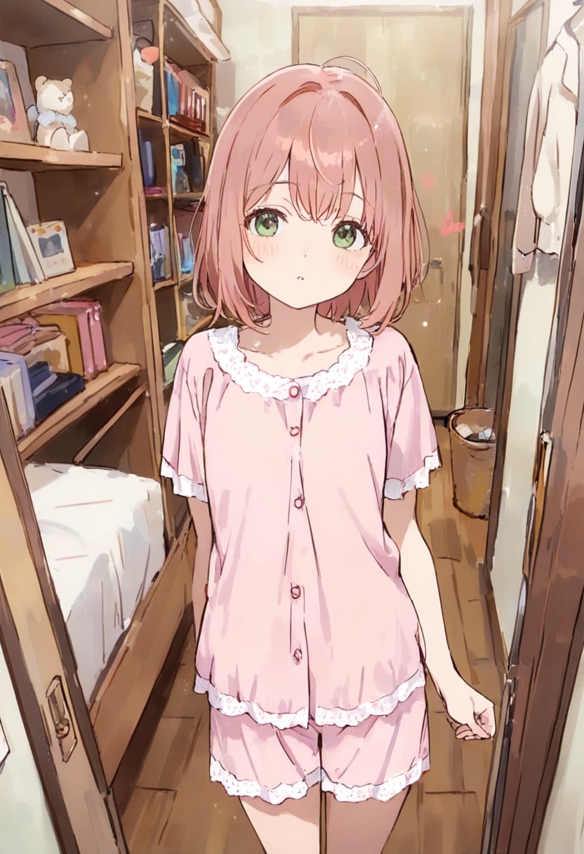 少女の部屋(水彩タッチ)(199)
