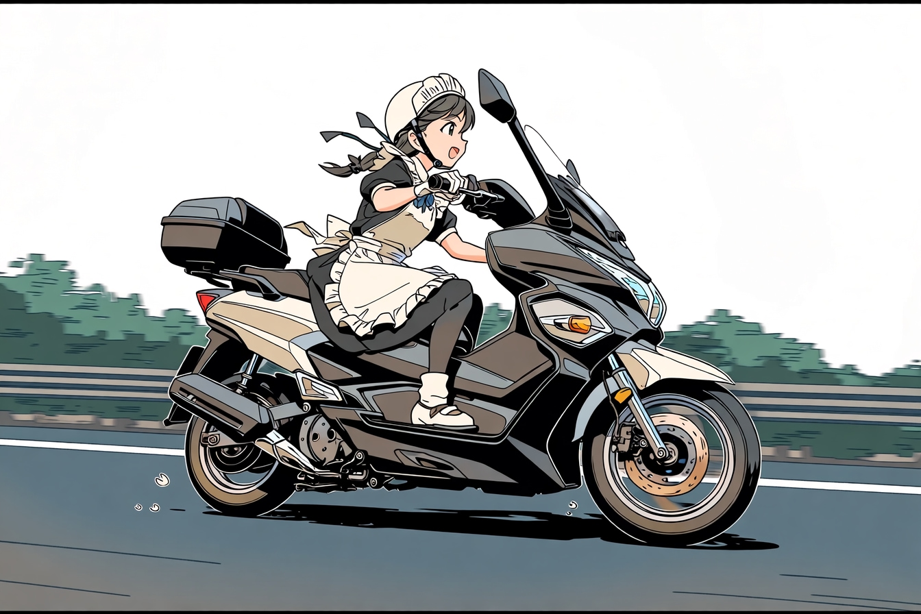 メイド買出し中02 | の人気AIイラスト・グラビア