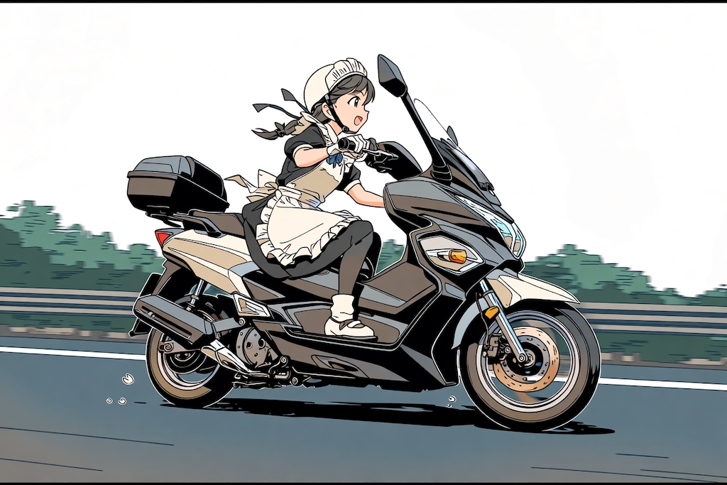 メイド買出し中02