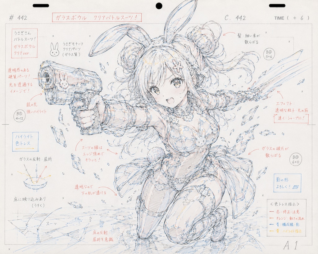 中華系のかわいい女の子にうさぎさんバトルスーツ着てもらった