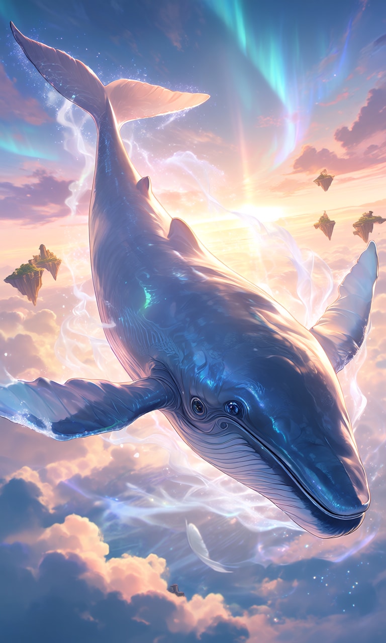 空飛ぶ鯨 | の人気AIイラスト・グラビア