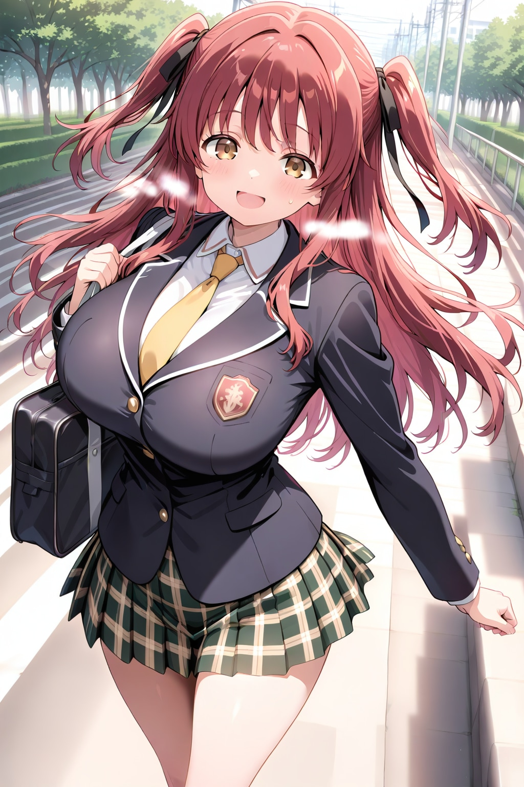 通学中の千尋ちゃん