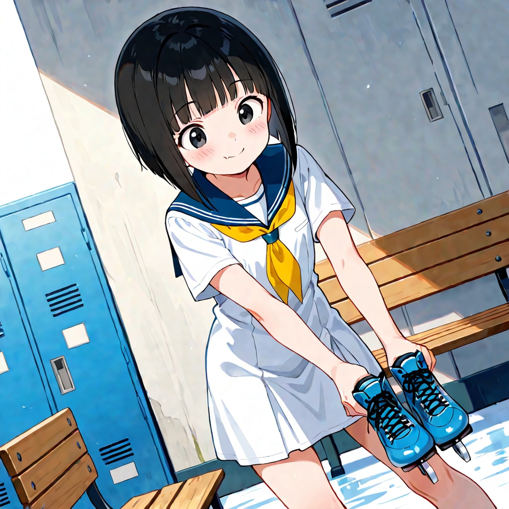 命名：浅田　唯（ゆい）ちゃんの新しいスケートシューズ！