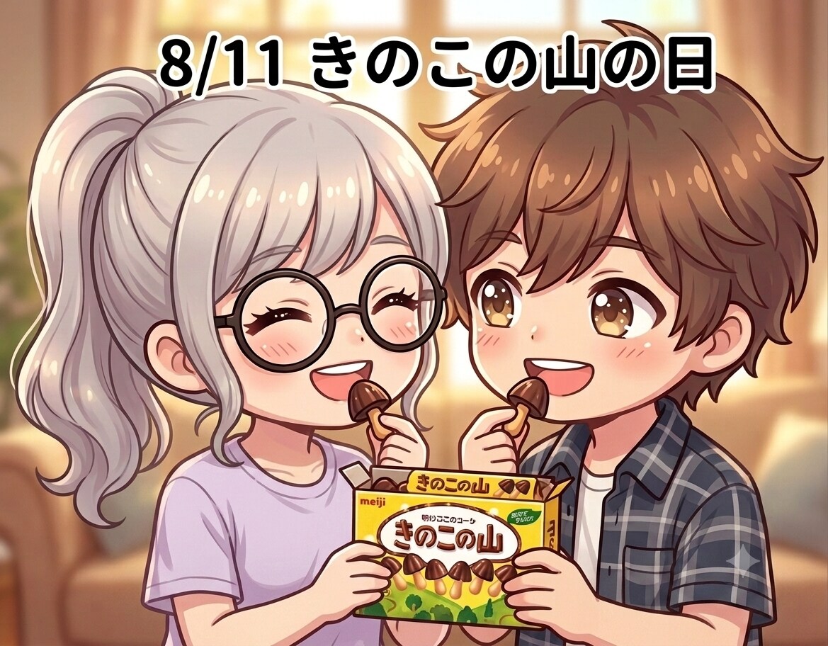 今日は「きのこの山の日」