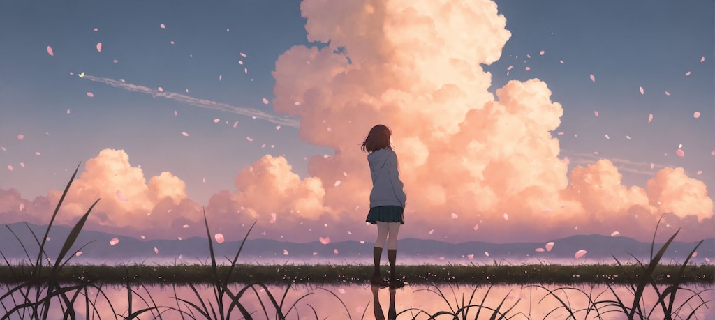 夕暮れ