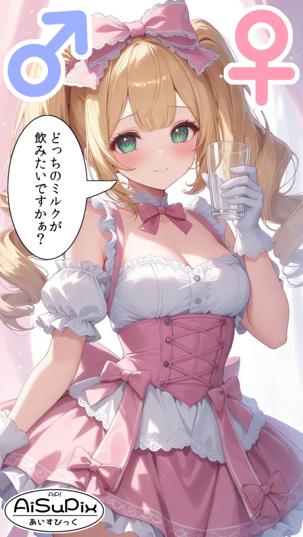 💙AiSuPix／可愛い金髪ツインテロリィタちゃん💙