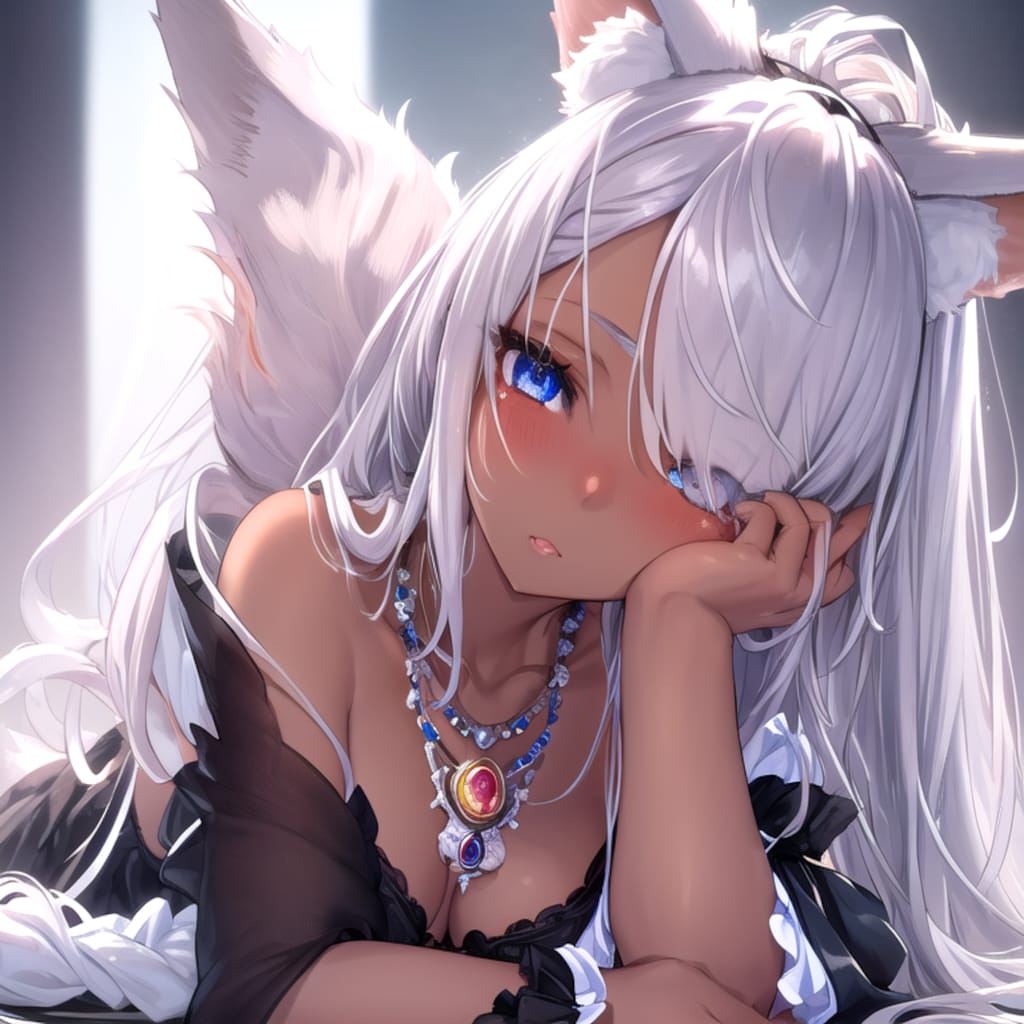 頬杖狐娘