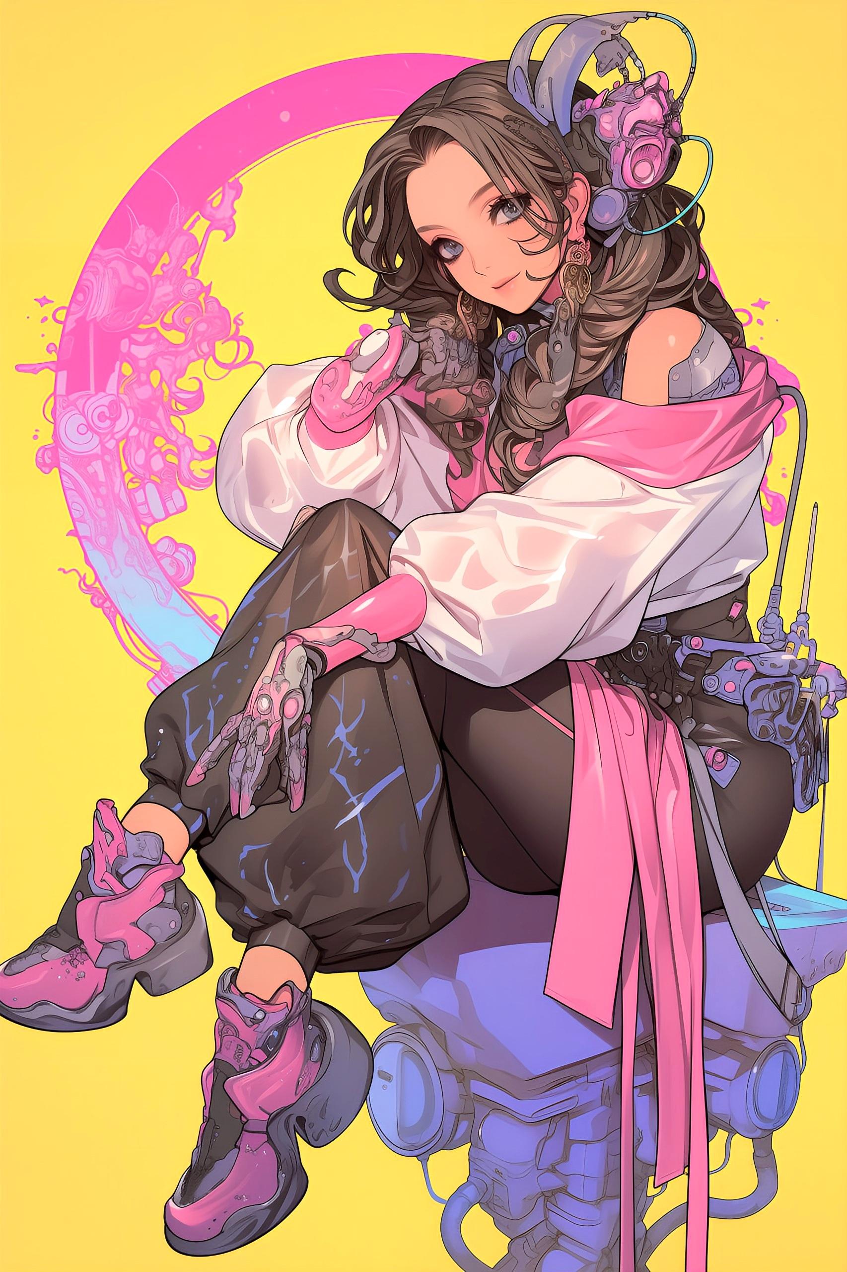 明るいメカ娘