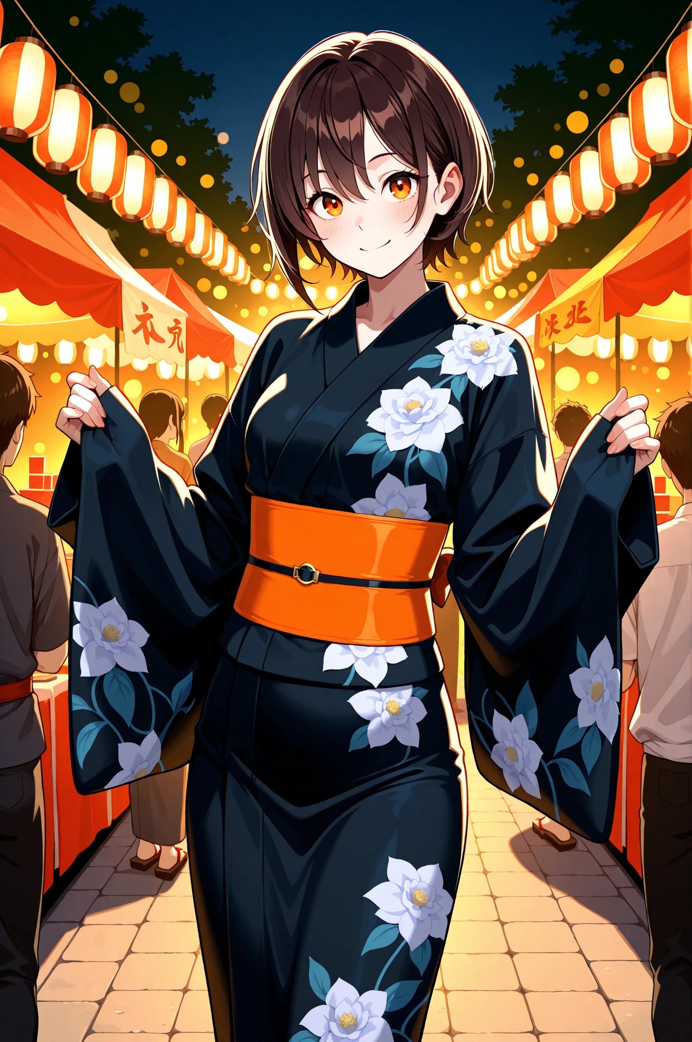 凪・美咲・ボンドで夏祭り