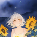 夜の向日葵 2枚目