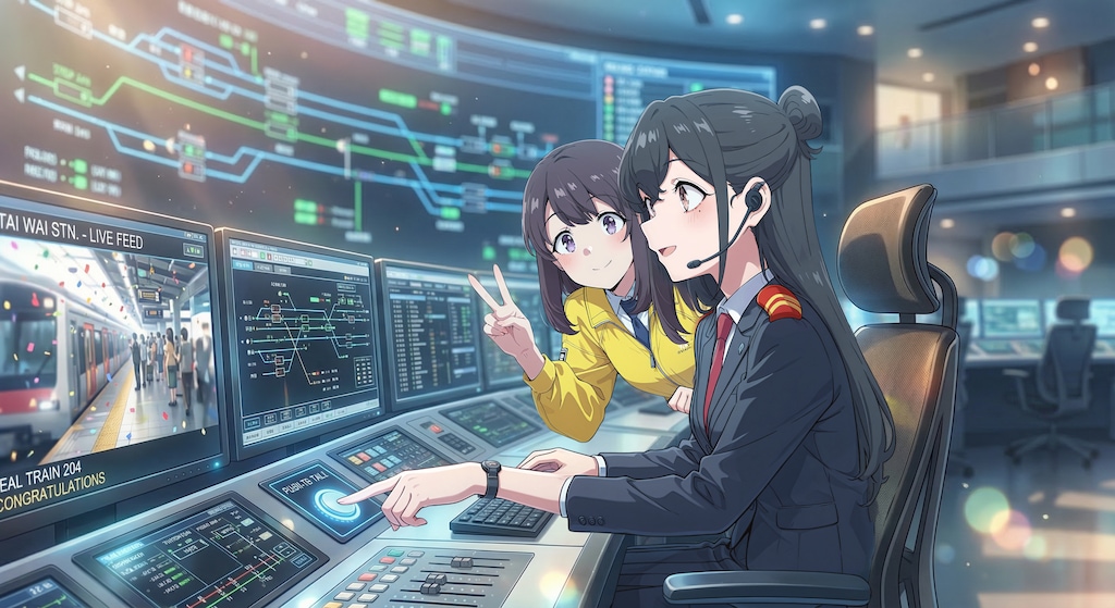 「見守ってるよ、いってらっしゃい！」優しい声が導く鉄路-5.2