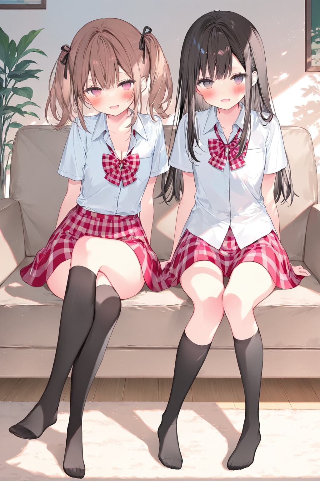 お試しLILAC『双子姉妹』 | の人気AIイラスト・グラビア