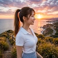 岬の夕焼け 9枚目