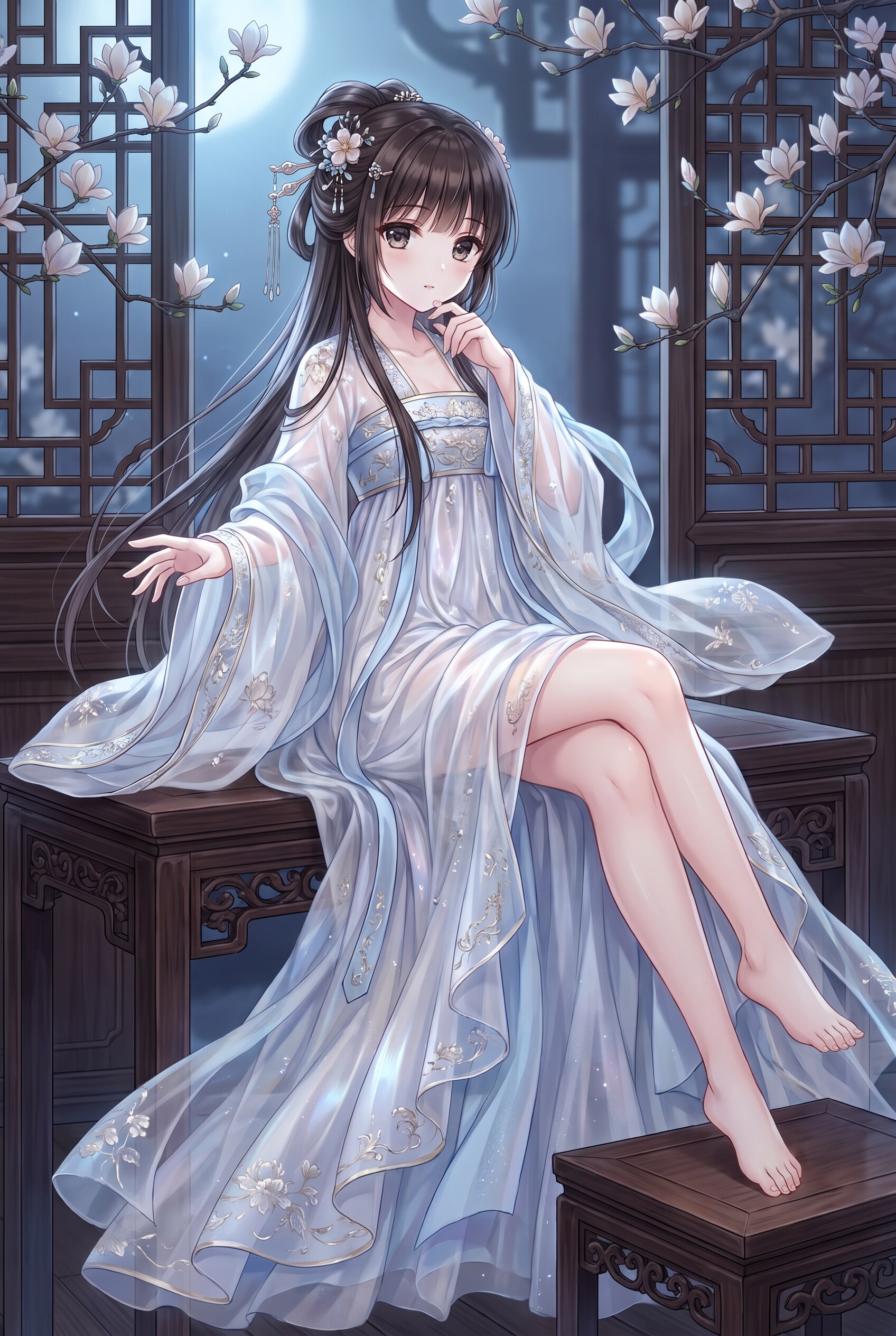 梅影月華の少女 | の人気AIイラスト・グラビア