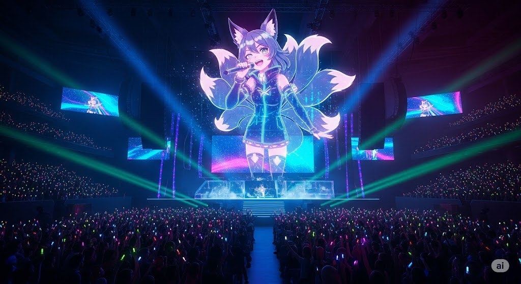 九尾のライブ | の人気AIイラスト・グラビア