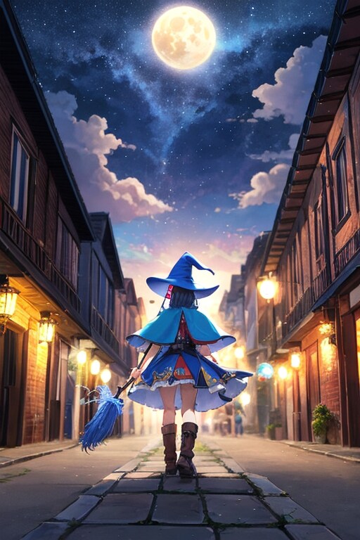 魔法の月明かり