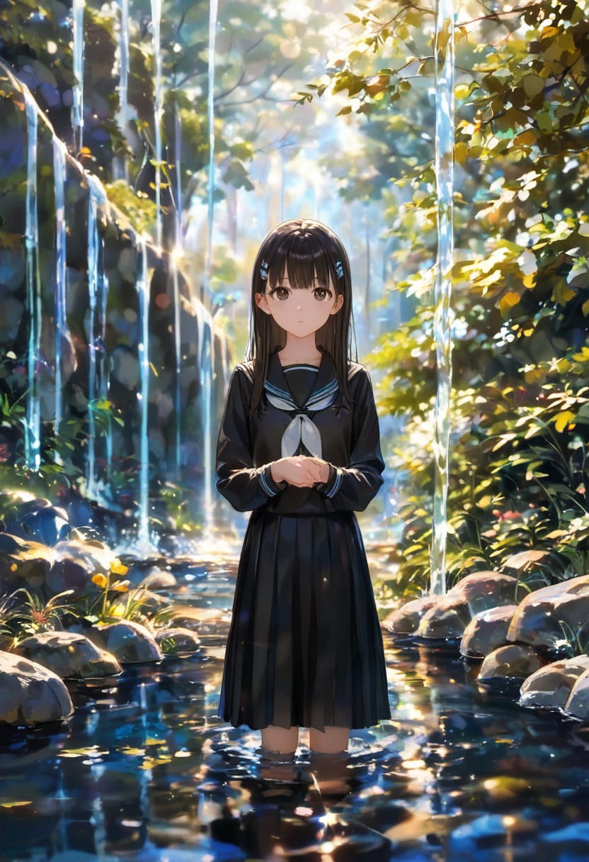 水と光(5) | の人気AIイラスト・グラビア