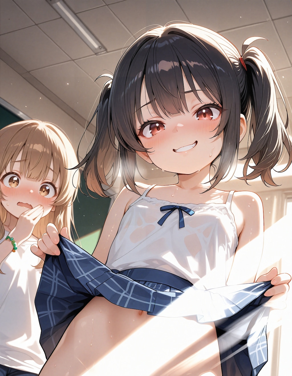 先生、私のパンツ見たかったの？