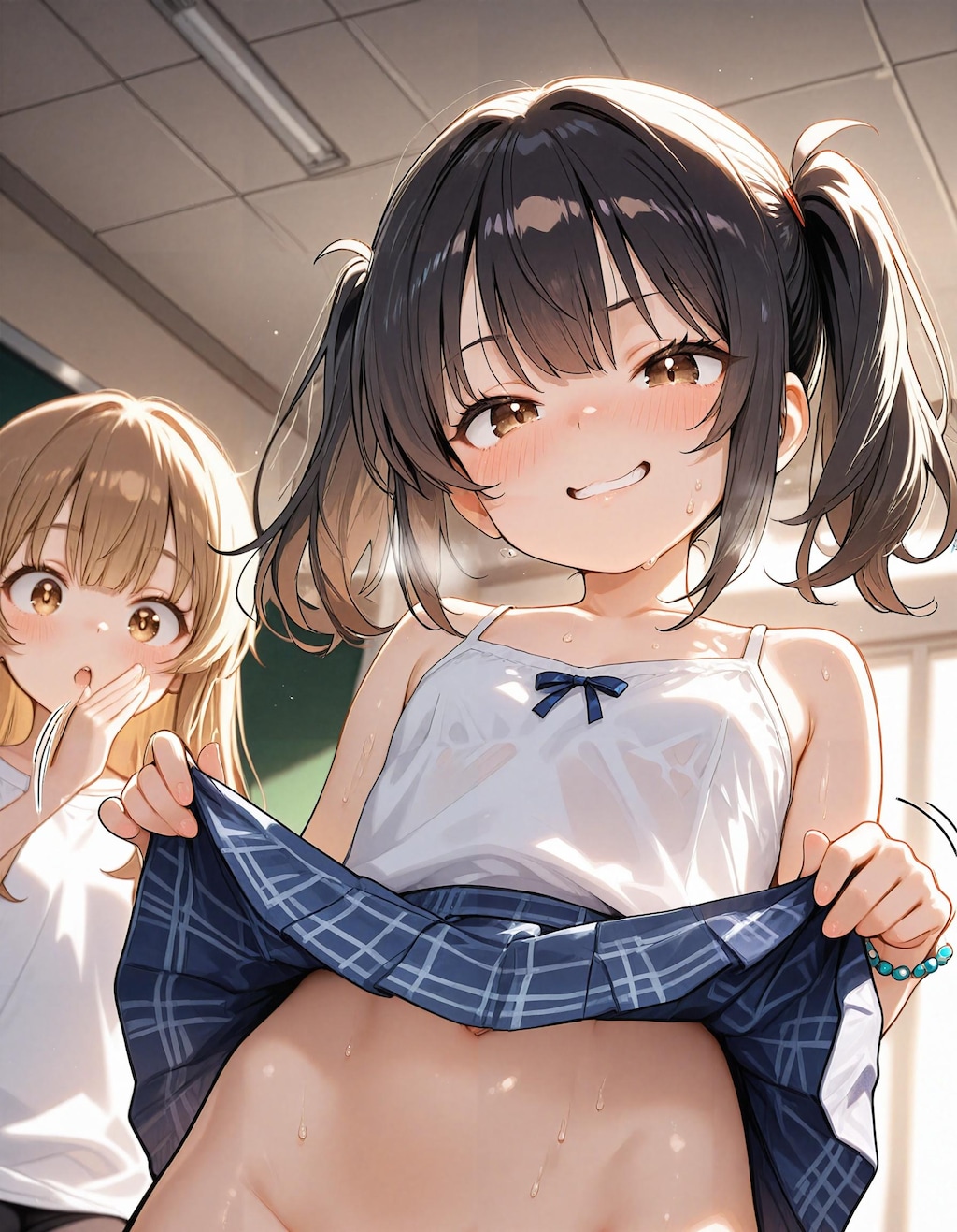 先生、私のパンツ見たかったの？