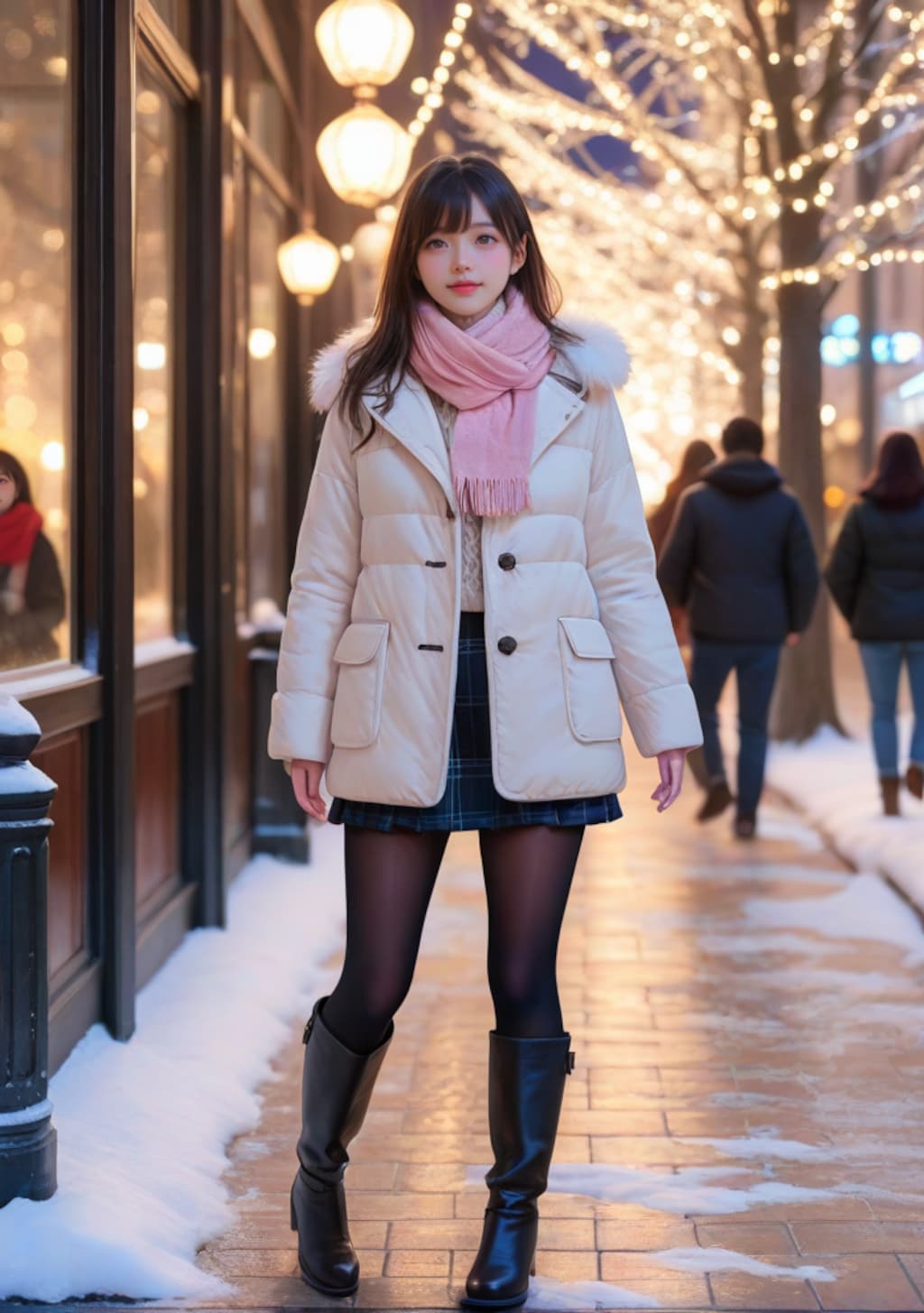 彼女とイルミネーション