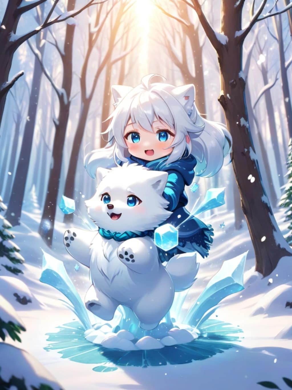 雪の精霊ちゃん