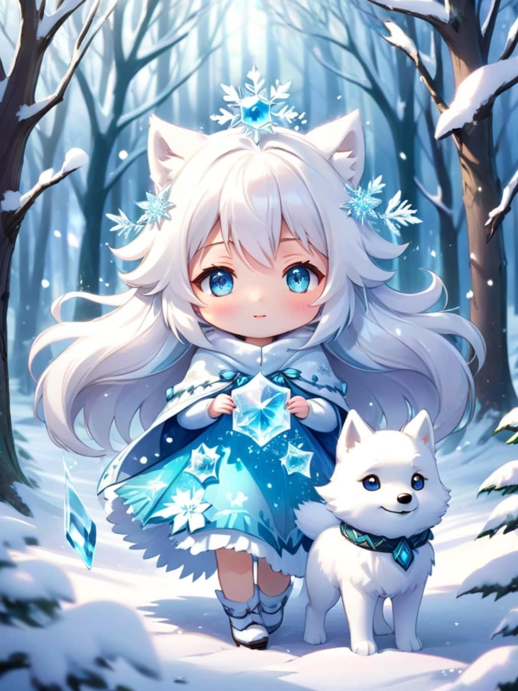 雪の精霊ちゃん